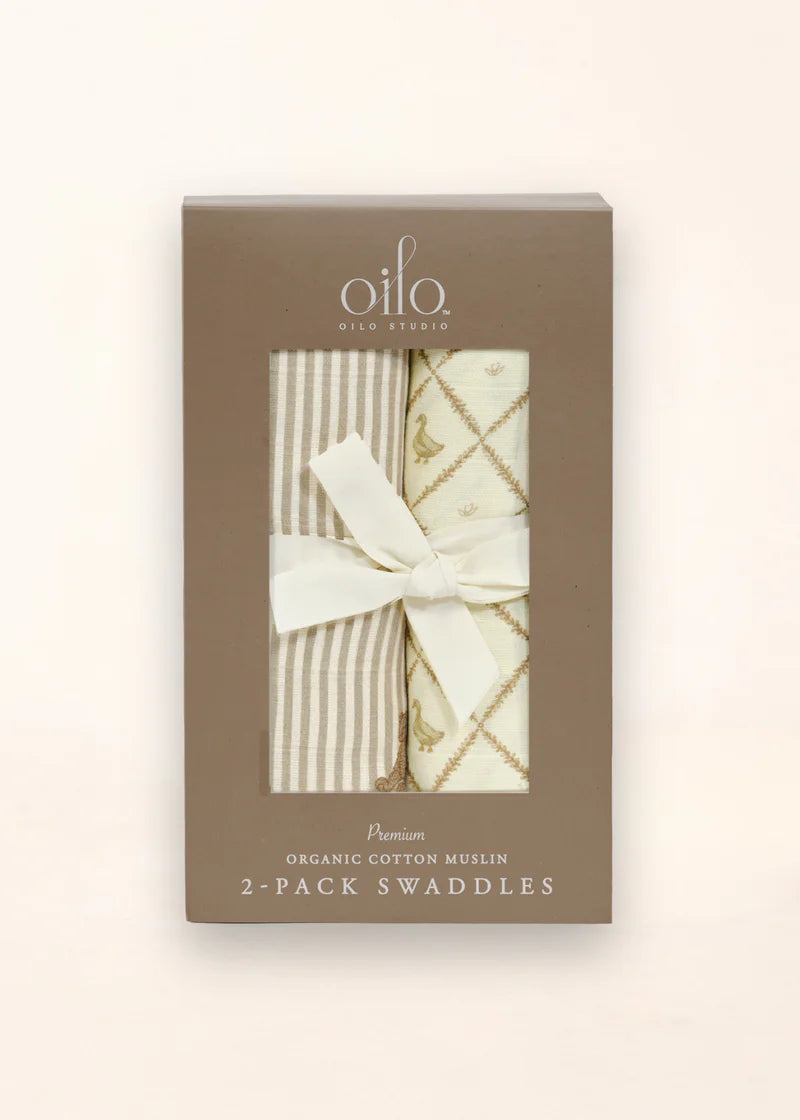 Oilo 2-Pack Swaddle- Bambi Baby