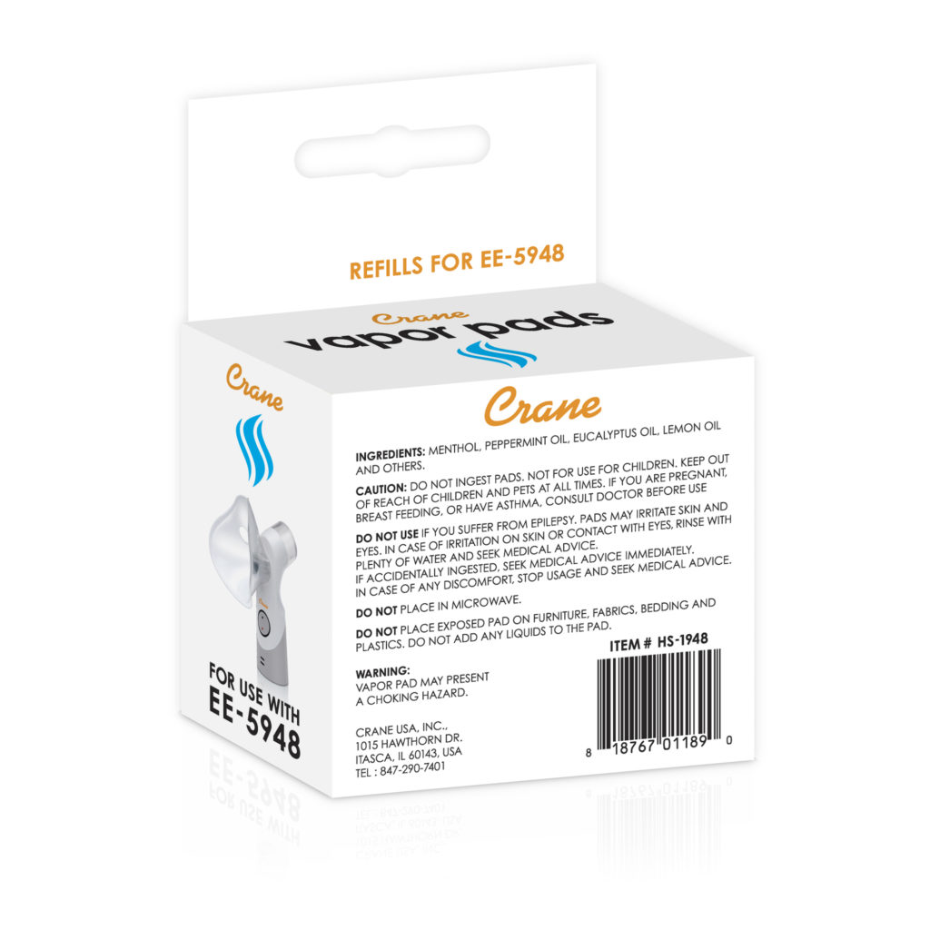 Crane Baby Vapor Pads for EE-5948 Inhaler- Bambi Baby