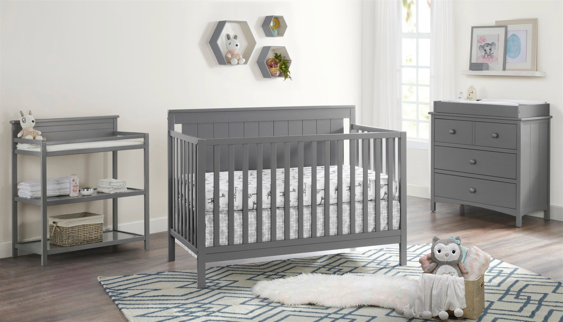 Oxford Baby Lazio 4-in-1 Convertible Crib- Bambi Baby