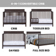 Oxford Baby Logan 4-in-1 Convertible Crib - Bambi Baby