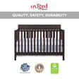 Oxford Baby Logan 4-in-1 Convertible Crib - Bambi Baby