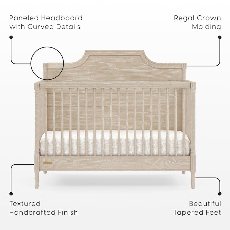 Bellini Lucca 6-in-1 Convertible Crib- Bambi Baby