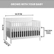 Oxford Baby Logan 4-in-1 Convertible Crib - Bambi Baby