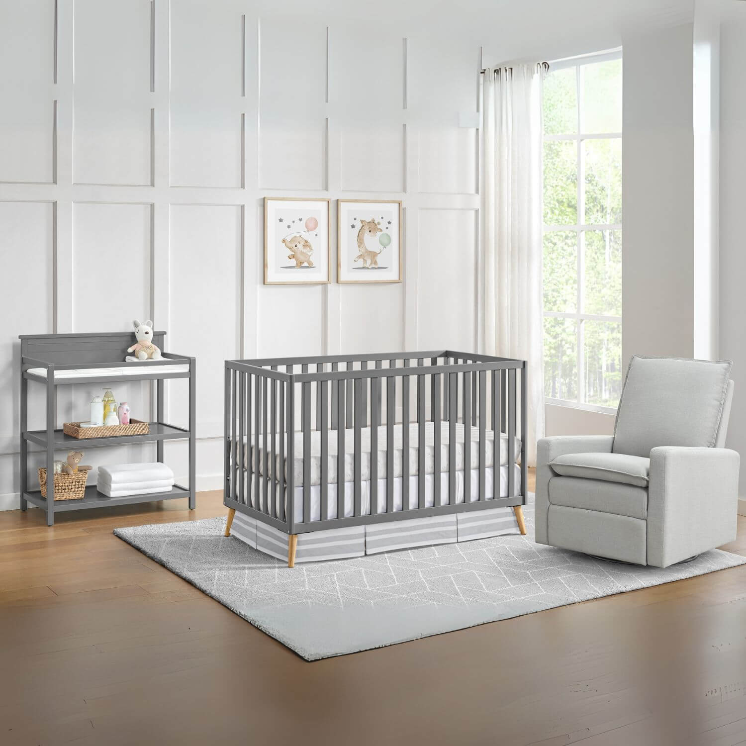 Oxford Baby Cozy Nest 3 In 1 Island Crib- Bambi Baby