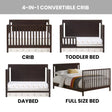 Oxford Baby Lazio 4-in-1 Convertible Crib - Bambi Baby