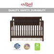 Oxford Baby Logan 4-in-1 Convertible Crib - Bambi Baby