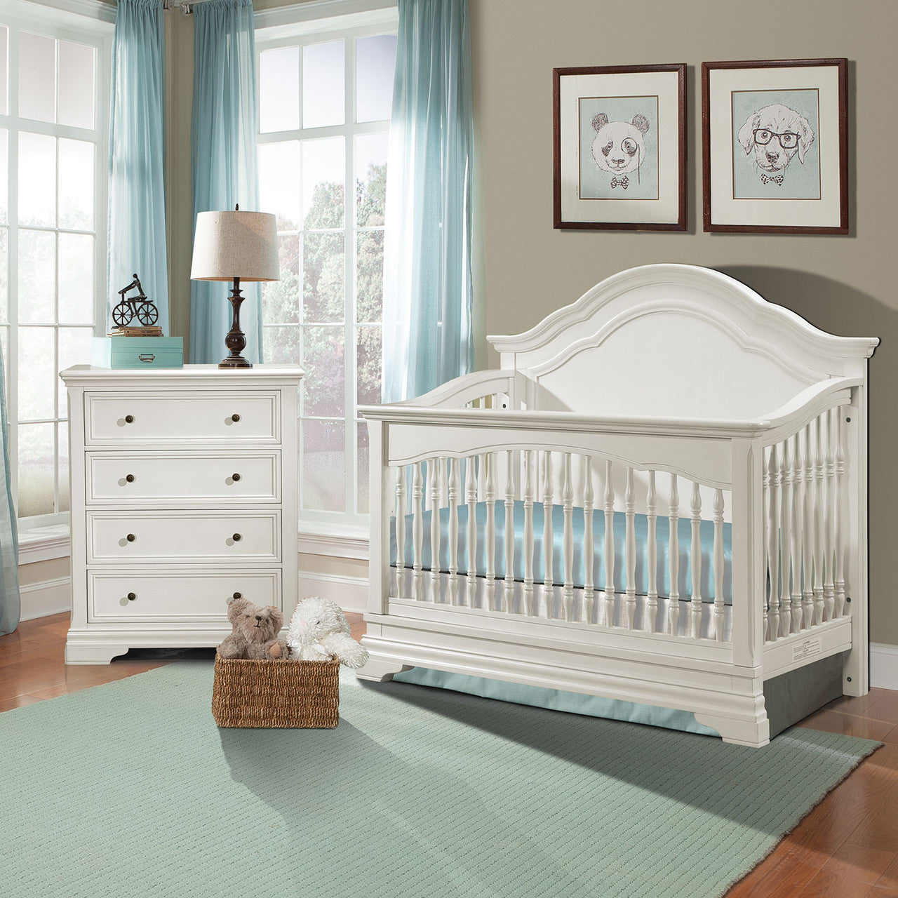 Conjunto de berçário Stella Baby and Child Athena de 2 peças em creme belga - Bambi Baby