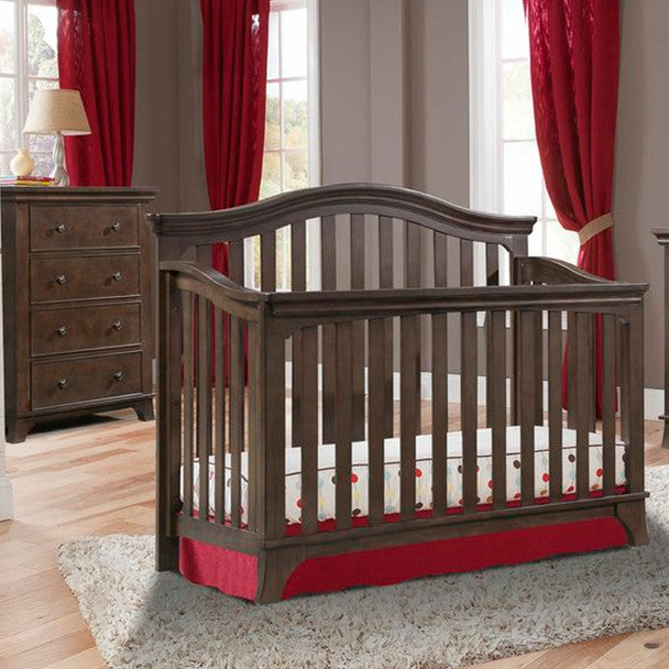 Stella Baby &amp; Child Kensington Conjunto de berçário de 2 peças em Madeira - Berço e cômoda de 4 gavetas- Bambi Baby