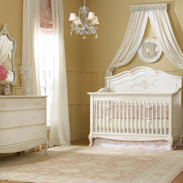 Dolce Babi Angelina 2 Piece Nursery Set in French Vanilla Crib, Double Dresser (V1)- Bambi Baby