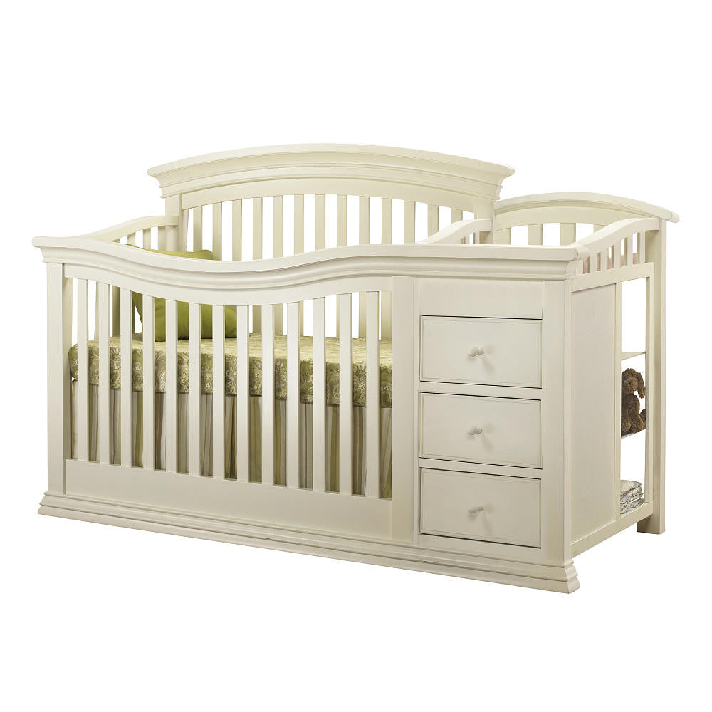 Sorelle Verona Crib and Changer in French White- Bambi Baby