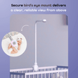 Hubble Connected SkyVision AI Pro with Adjustable Crib Mount - Bambi Baby