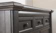 Pali Cristallo Double Dresser in Granite - Bambi Baby