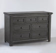 Pali Cristallo Double Dresser in Granite - Bambi Baby