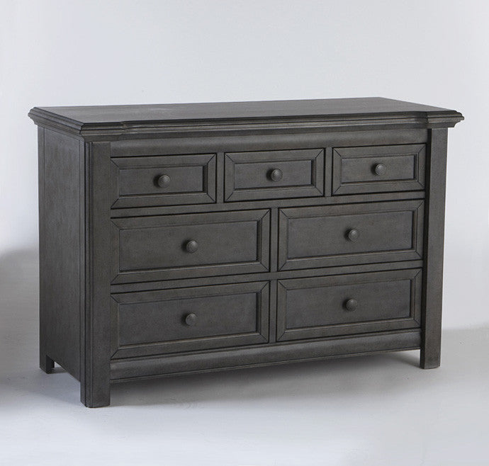 Pali Cristallo Double Dresser in Granite- Bambi Baby