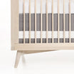 Oilo Stone Woven Cotton Band Crib Skirt