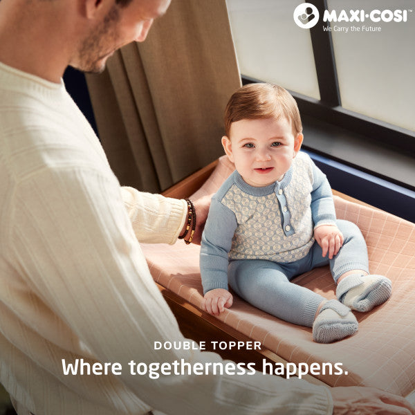 Maxi Cosi Embraced Forms Double Topper - Chestnut Stain- Bambi Baby