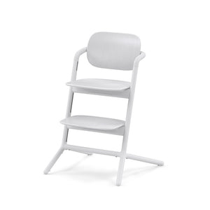 White CYBEX LEMO 2 High Chair - Three Quarter View | Bambi Baby