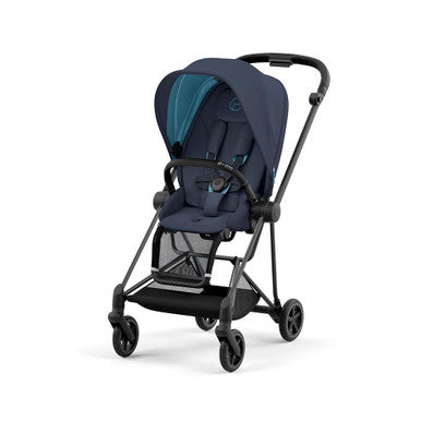 Cybex Mios 3 Stroller Seat Pack - Preto fosco/preto + azul náutico- Bambi Baby