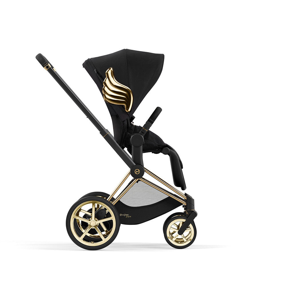CYBEX ePriam 2 Jeremy Scott Wings One Box Stroller - Black- Bambi Baby
