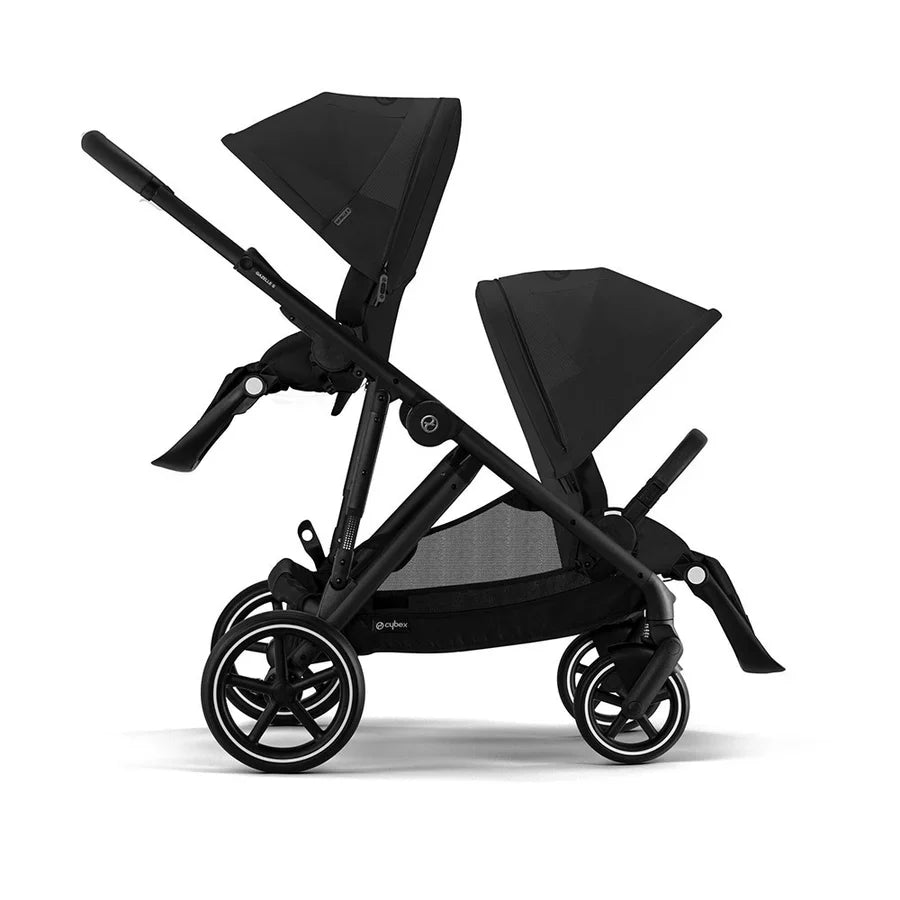 CYBEX Gazelle S Stroller + Cot Bundle - Moon Black- Bambi Baby
