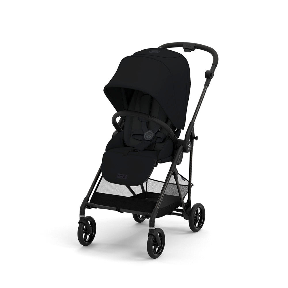 Cybex Melio Carbon 3 Stroller - Moon Black- Bambi Baby