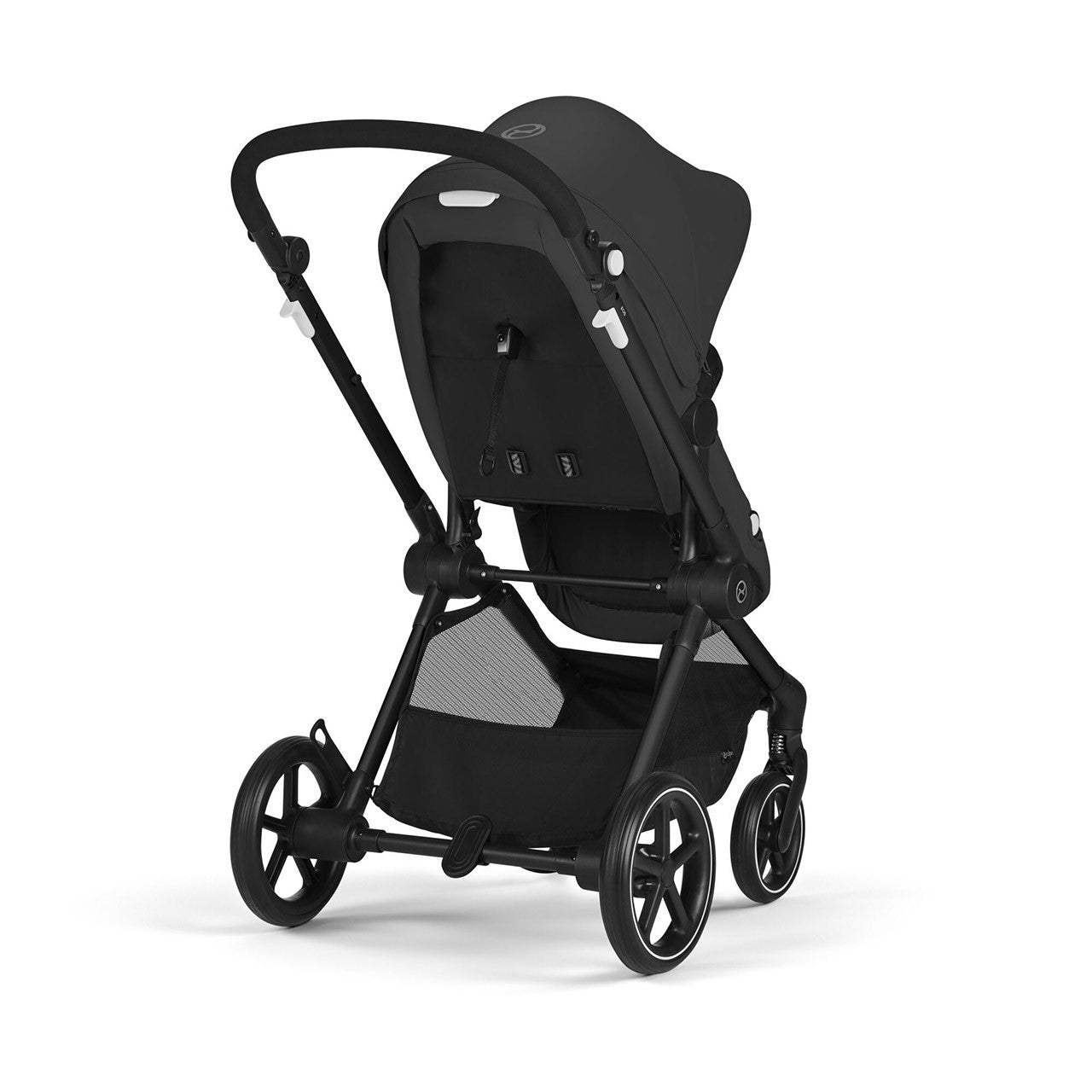 Cybex EOS Stroller Stroller - Black Frame with Moon Black Seat- Bambi Baby
