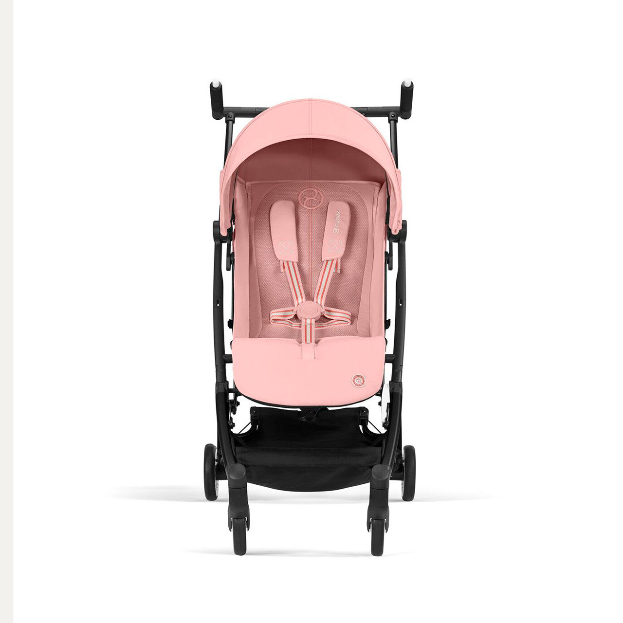CYBEX Libelle 2 Stroller - Black Frame with Candy Pink Seat- Bambi Baby