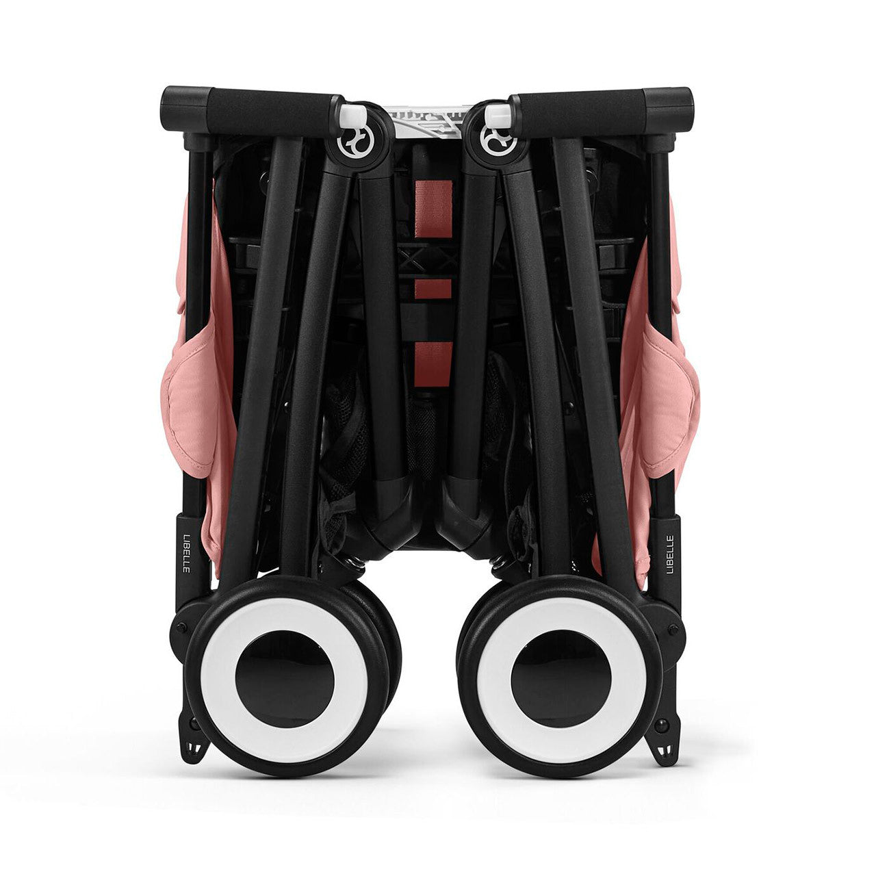 CYBEX Libelle 2 Stroller - Black Frame with Candy Pink Seat- Bambi Baby