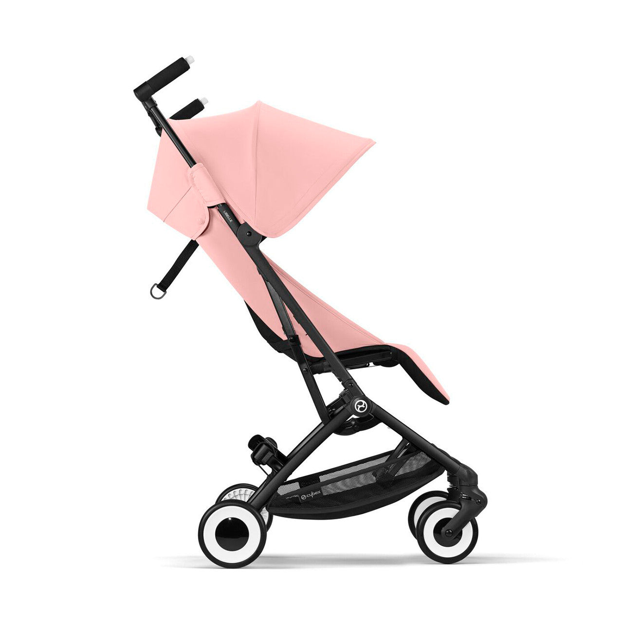 CYBEX Libelle 2 Stroller - Black Frame with Candy Pink Seat- Bambi Baby
