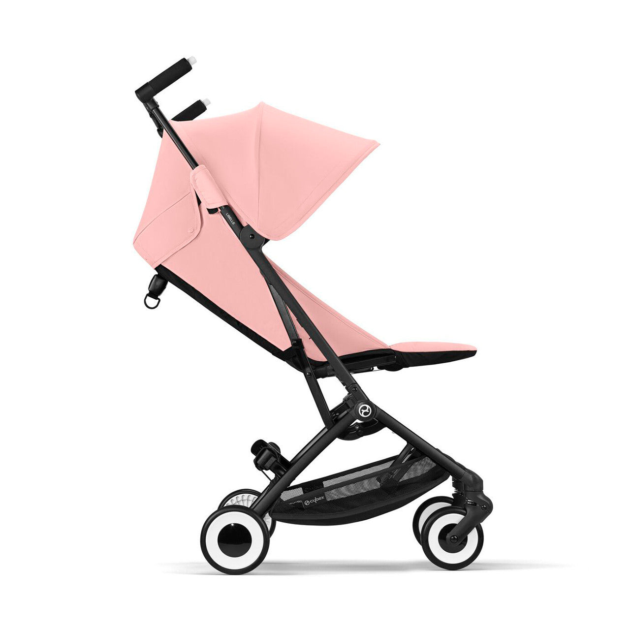 CYBEX Libelle 2 Stroller - Black Frame with Candy Pink Seat