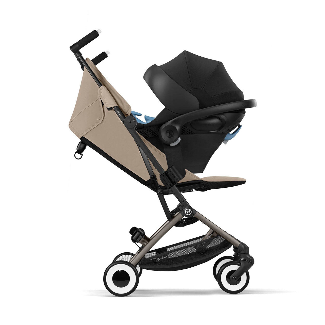 Cybex Libelle 2 Stroller - Taupe Frame with Seats- Bambi Baby