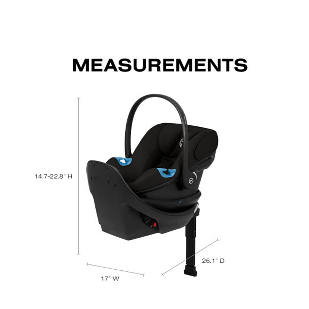cybex aton m gold Aton G2 Swivel Infant Car Seat with Load Leg Base by Cybex Moon Black