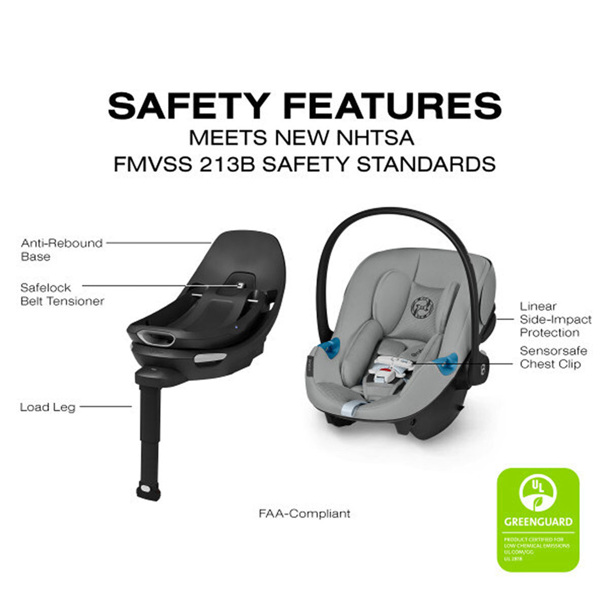 CYBEX Aton G2 Swivel Infant Car Seat with Load Leg Base- Bambi Baby