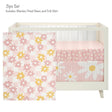 Lambs & Ivy Daisy Dreams 3-Piece Pink/White Baby Nursery Crib Bedding Set - Bambi Baby