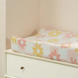 Lambs & Ivy Daisy Dreams Pink/White Checkered Soft Luxury Changing Pad Cover - Bambi Baby