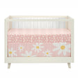 Lambs & Ivy Daisy Dreams 3-Piece Pink/White Baby Nursery Crib Bedding Set - Bambi Baby