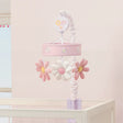 Lambs & Ivy Daisy Dreams Pink/White Musical Baby Crib Mobile Soother Toy - Bambi Baby
