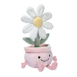 Lambs & Ivy Plush Daisy Dreams Poseable Flower Pot Plush Stuffed Animal Toy - 11 Inch - Bambi Baby