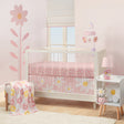 Lambs & Ivy Daisy Dreams 3-Piece Pink/White Baby Nursery Crib Bedding Set - Bambi Baby