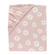Lambs & Ivy Daisy Dreams Breathable 100% Cotton Baby Fitted Crib/Toddler Sheet - Bambi Baby