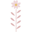 Lambs & Ivy Daisy Dreams Flower Growth Chart Wall Decals/Stickers - Bambi Baby
