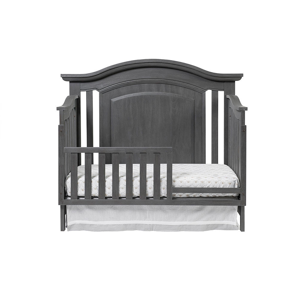 Oxford London Lane 4 in 1 Convertible Crib in Arctic Gray- Bambi Baby