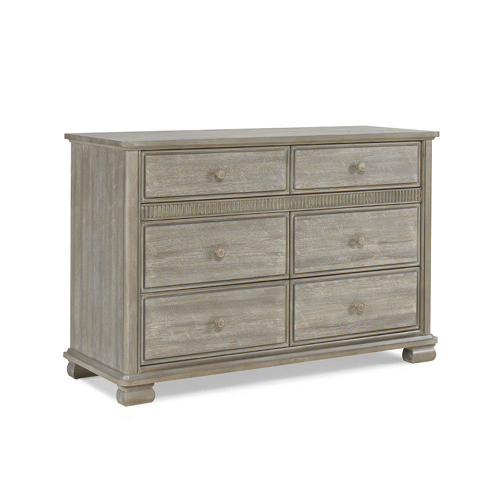 Dolce Babi Florenza Double Dresser in Dove Grey- Bambi Baby