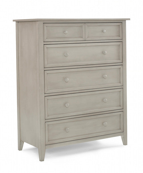 Dolce Babi Primo 5 Drawer Dresser in Grey Satin- Bambi Baby