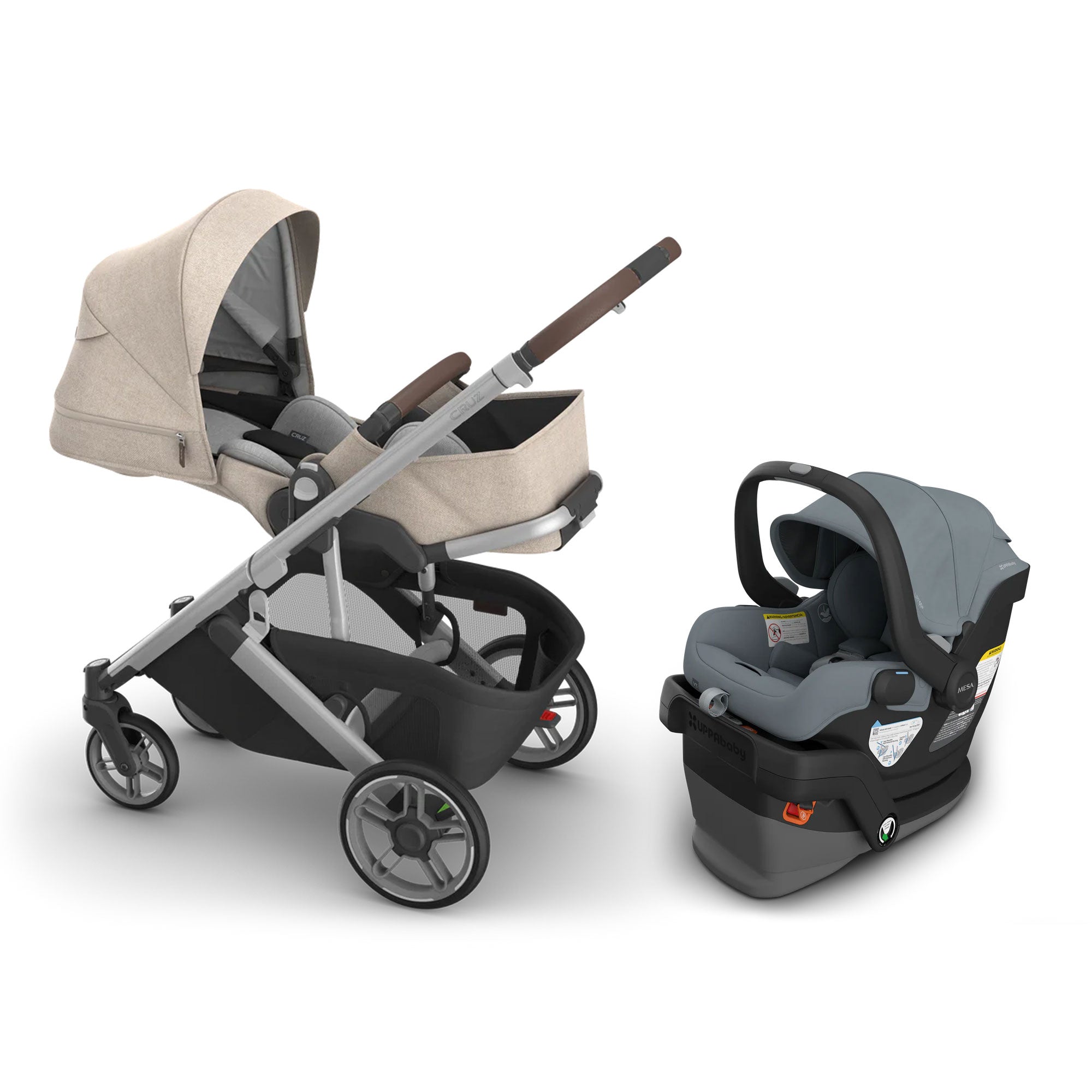 UPPAbaby Cruz V3 + Mesa V3 Travel System- Bambi Baby
