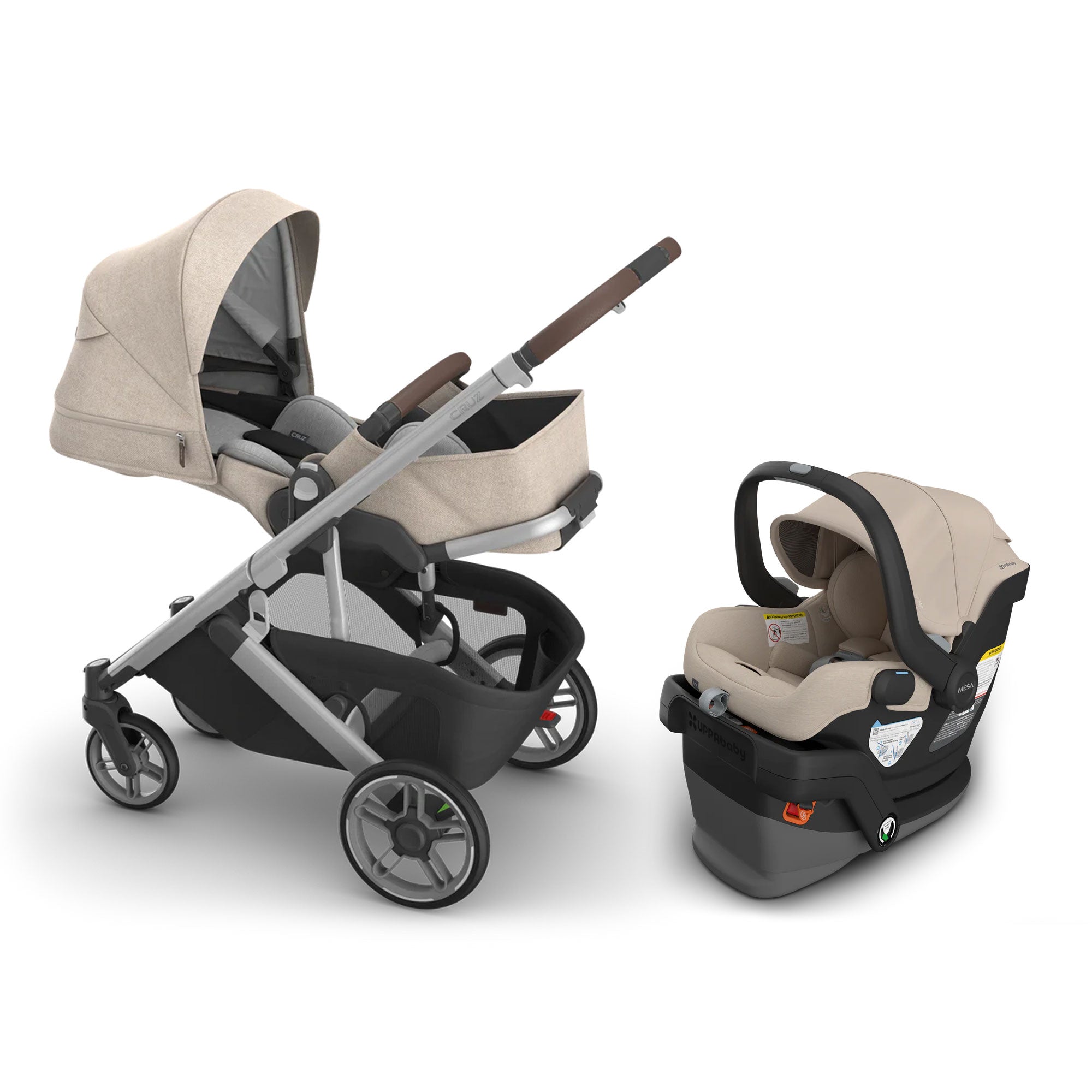 UPPAbaby Cruz V3 + Mesa V3 Travel System- Bambi Baby