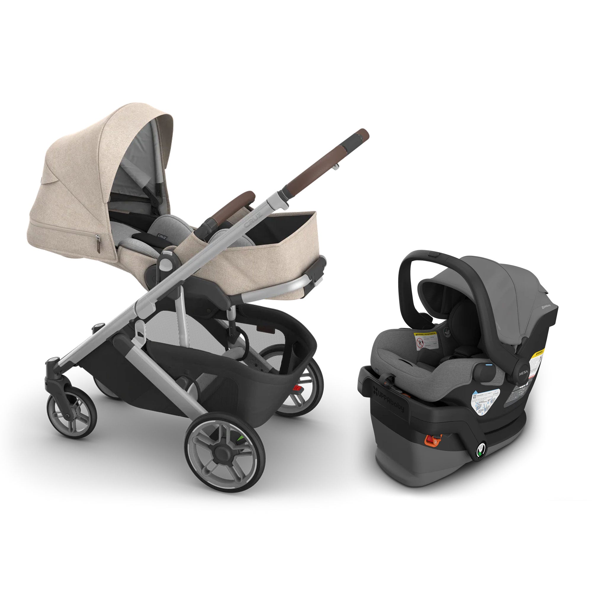 UPPAbaby Cruz V3 + Mesa V3 Travel System- Bambi Baby