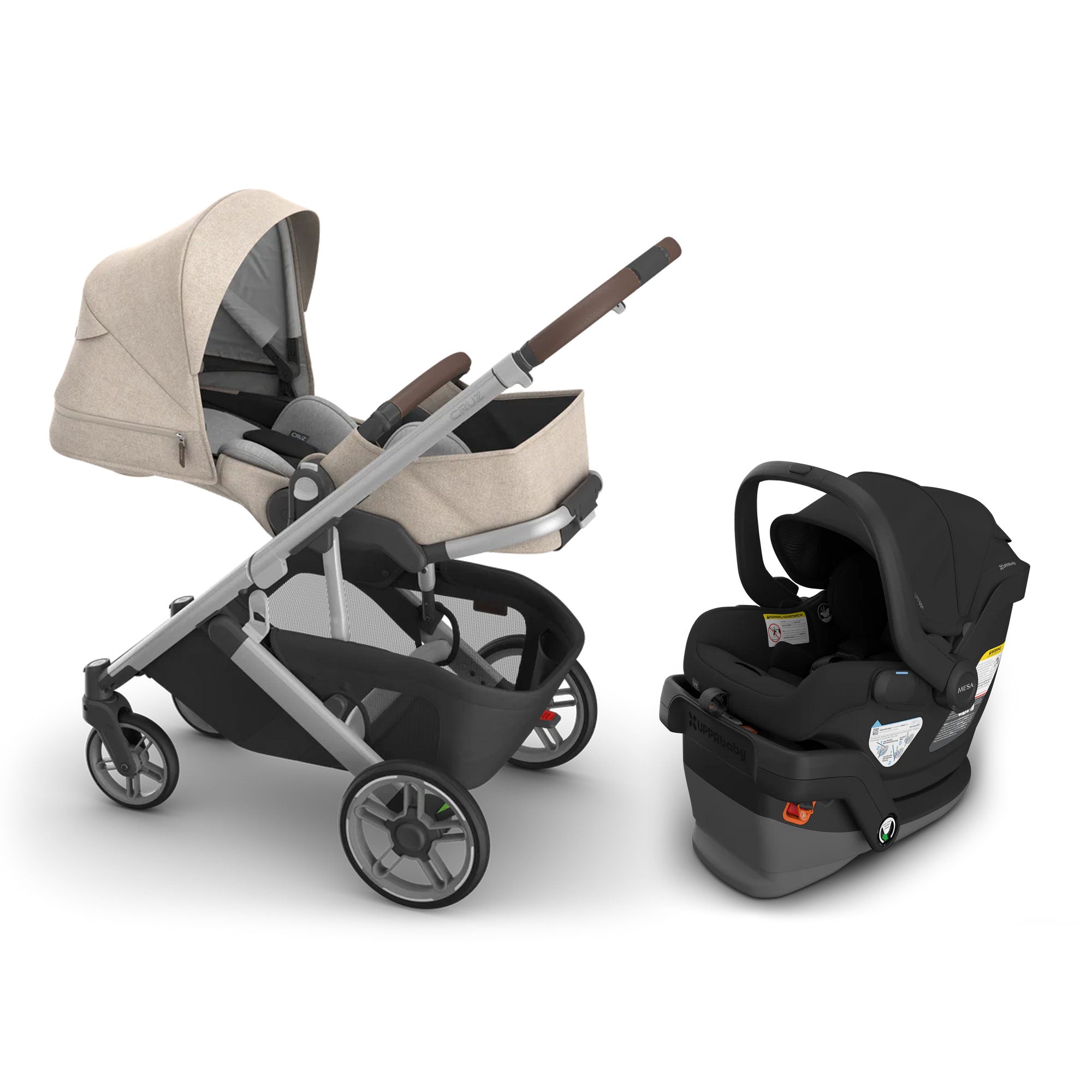 UPPAbaby Cruz V3 + Mesa V3 Travel System- Bambi Baby