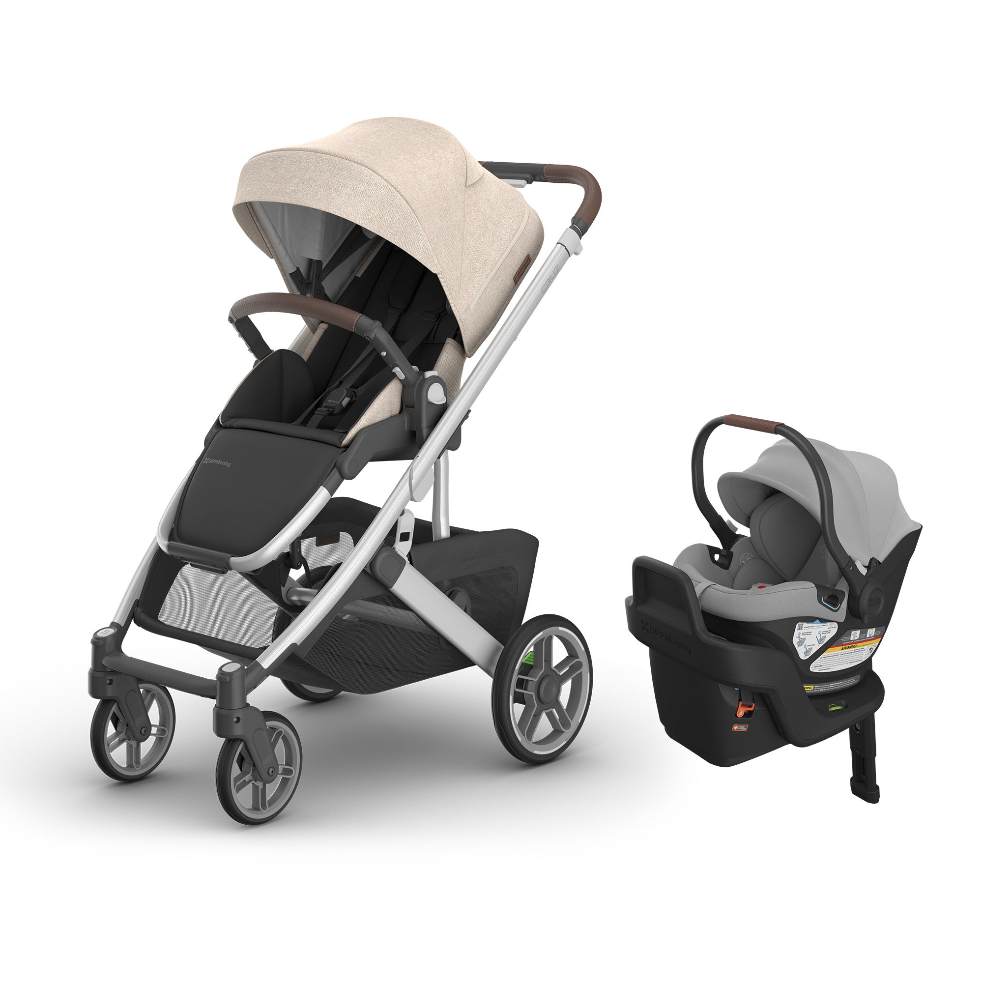 UPPAbaby Cruz V3 + Aria Travel System- Bambi Baby