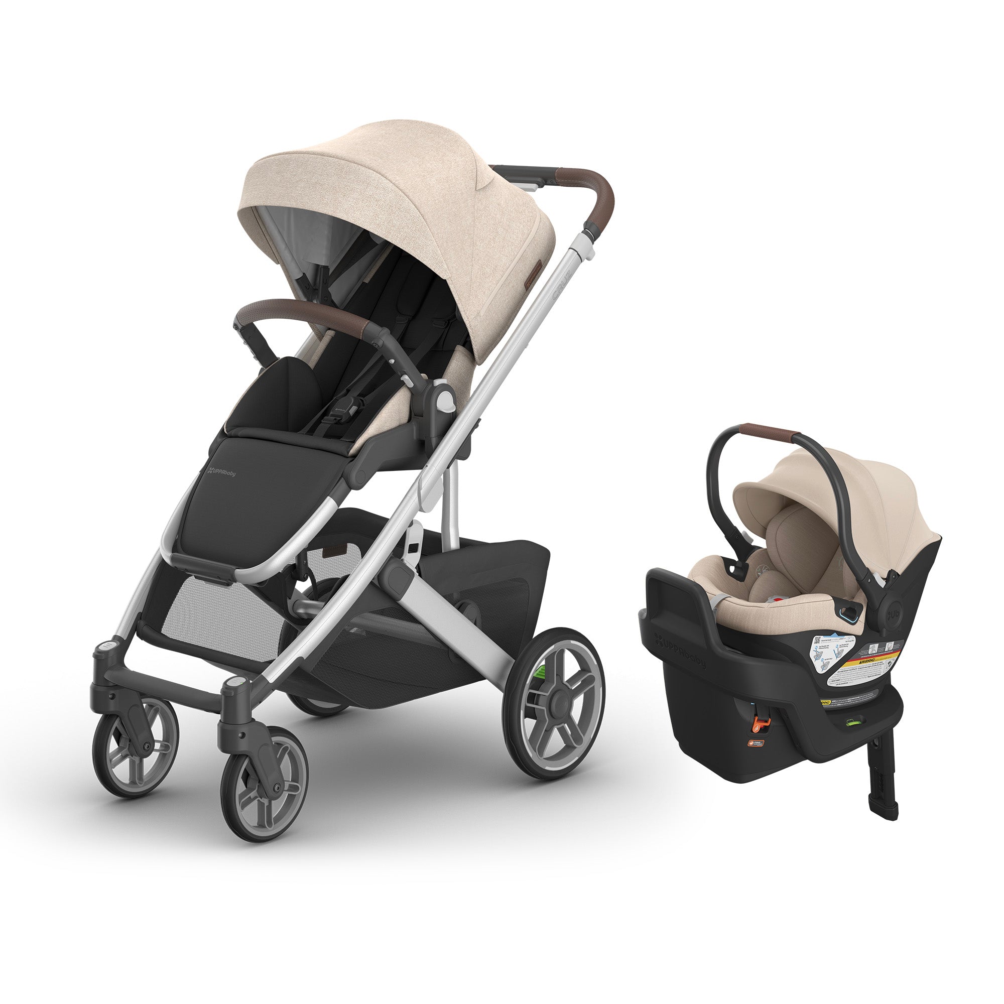 UPPAbaby Cruz V3 + Aria Travel System- Bambi Baby